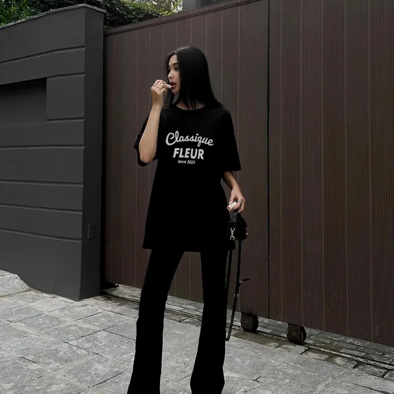Ảnh Áo thun NELLY Cotton 260gsm Premium - Classique  Tay Lỡ Form Rộng Nam Nữ 3