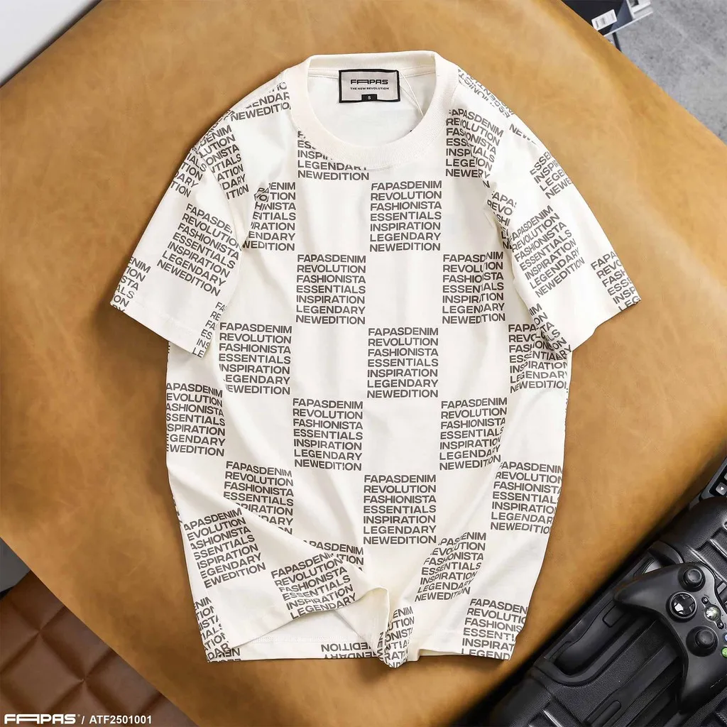 Ảnh Áo Thun Ngắn Nam Chili Chất Vải Cotton Co Giãn Form Relaxed Chính Hãng Fapas 1