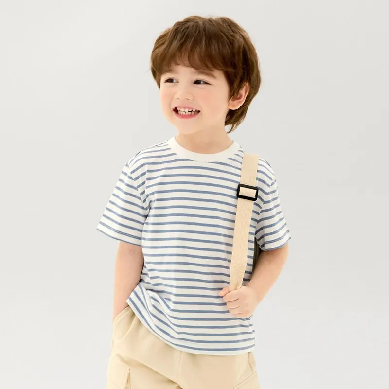 Ảnh Áo thun ngắn tay vải cotton mềm mịn bé trai và bé gái Unifriend Hàn Quốc U900A. Size đại 2,3,4,5, 6, 8, 10 tuổi 3