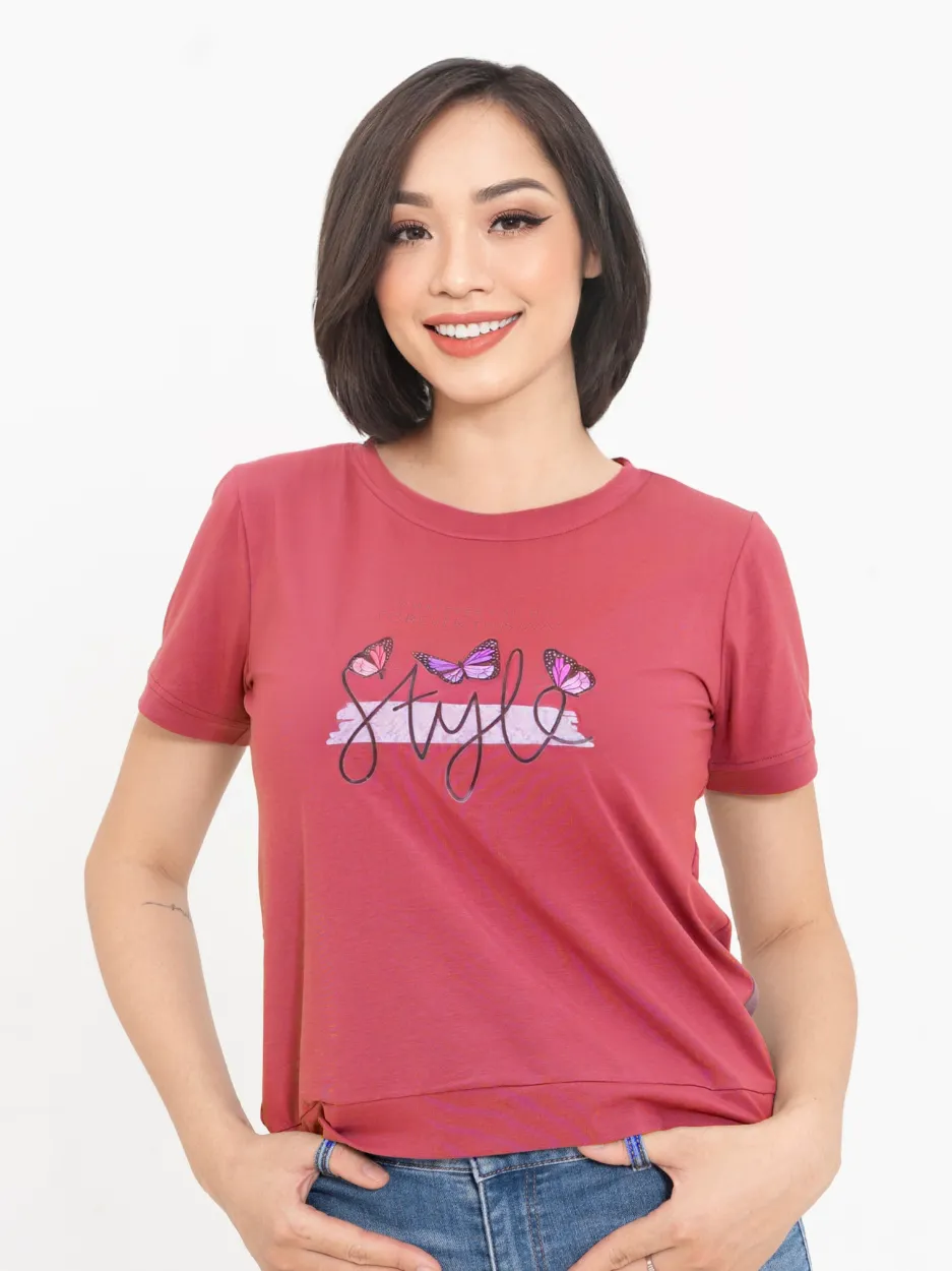 Ảnh Áo Thun Nữ Laroma 01 | Mềm Mát - Thấm Hút Mồ Hôi - An Toàn Cho Da - Bền Bỉ 3