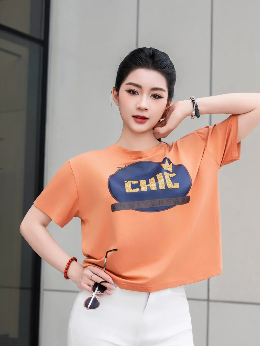 Ảnh Áo Thun Nữ Laroma 02 | Mềm Mát - Thấm Hút Mồ Hôi - An Toàn Cho Da - Bền Bỉ 3