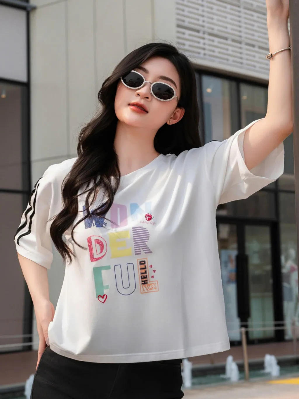 Ảnh Áo Thun Nữ Laroma 03 | Mềm Mát - Thấm Hút Mồ Hôi - An Toàn Cho Da - Bền Bỉ 1