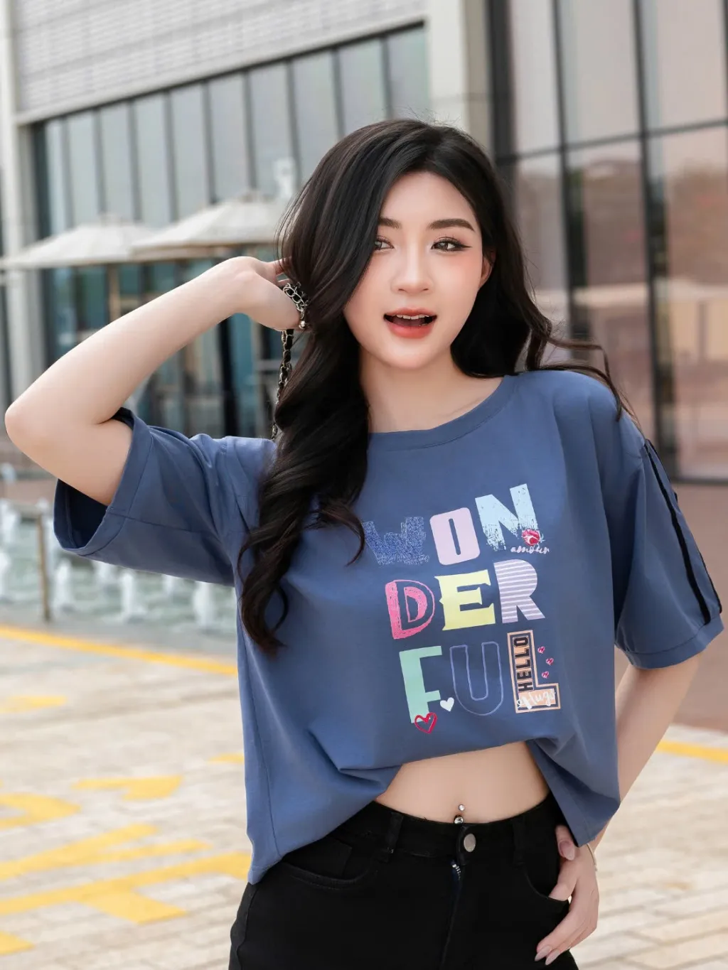 Ảnh Áo Thun Nữ Laroma 03 | Mềm Mát - Thấm Hút Mồ Hôi - An Toàn Cho Da - Bền Bỉ 4