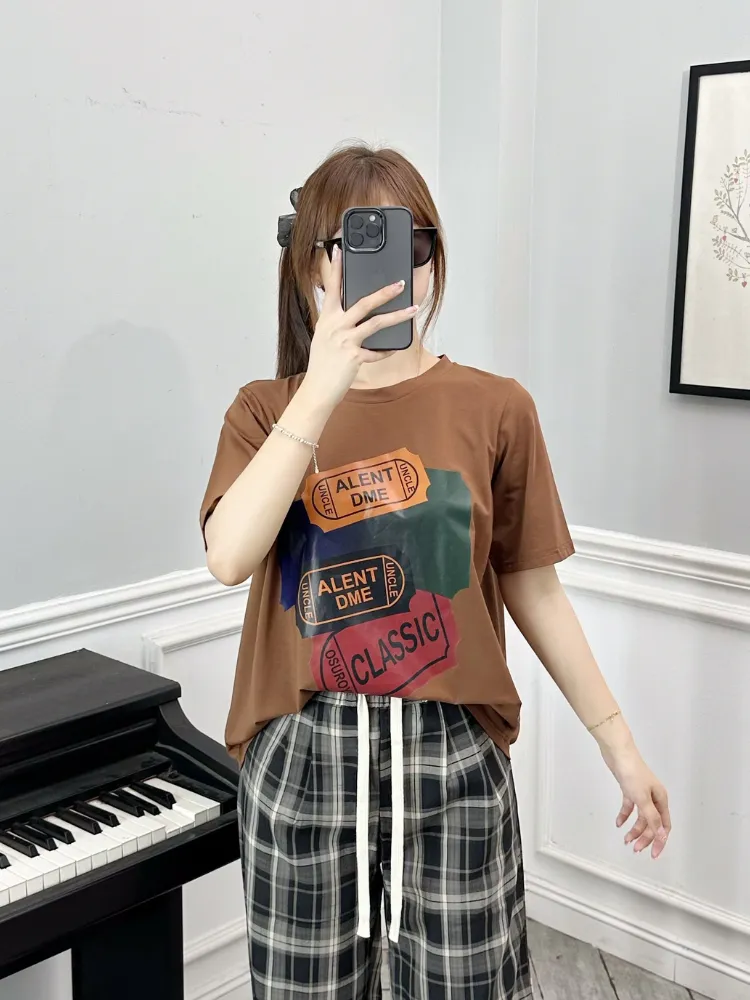 Ảnh Áo Thun Nữ Laroma 04 | Mềm Mát - Thấm Hút Mồ Hôi - An Toàn Cho Da - Bền Bỉ 2