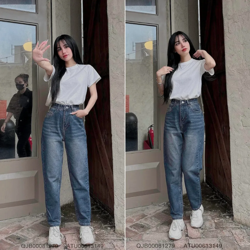 Ảnh Áo thun nữ VMSTYLE tay ngắn cổ tròn trơn basic nhiều màu đi học, đi làm 37230 - ATU00613 4