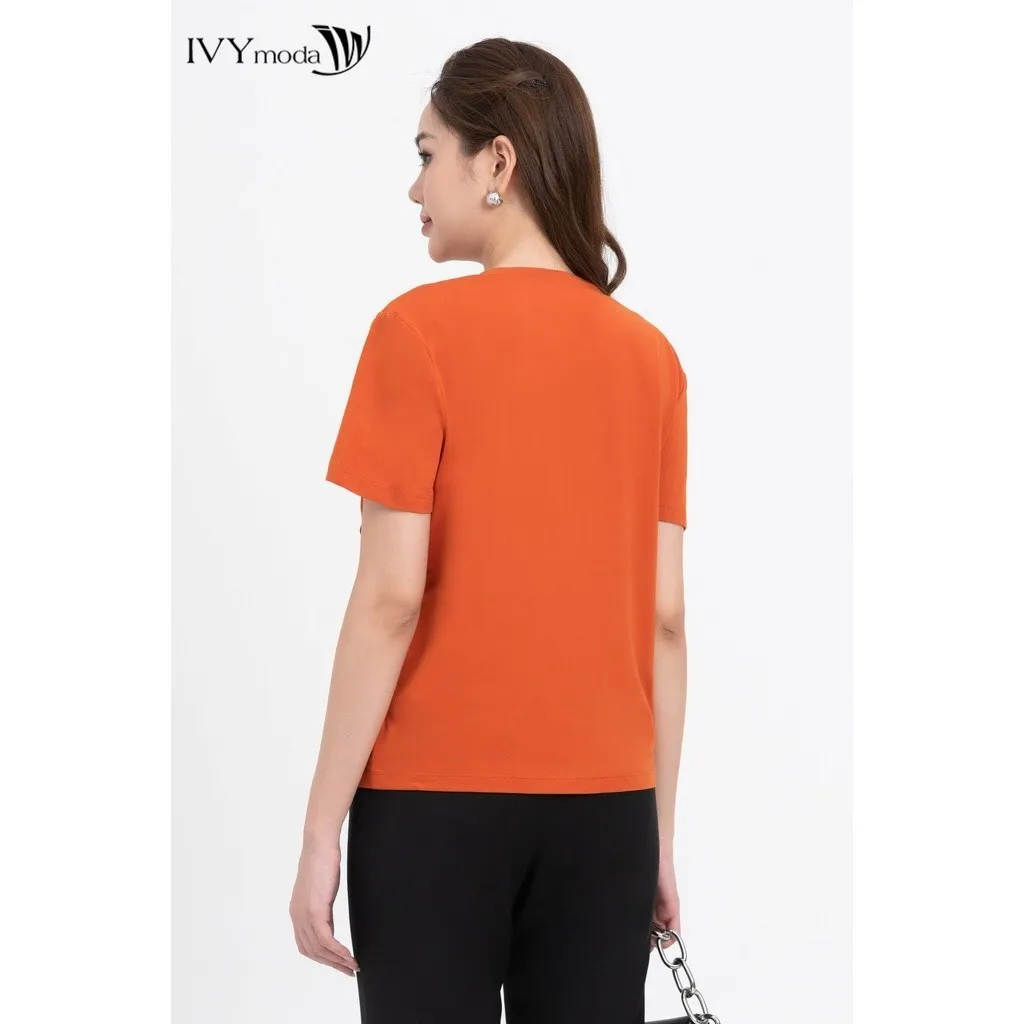 Ảnh Áo thun nữ xếp ly ngực IVY moda MS 57B9458 3