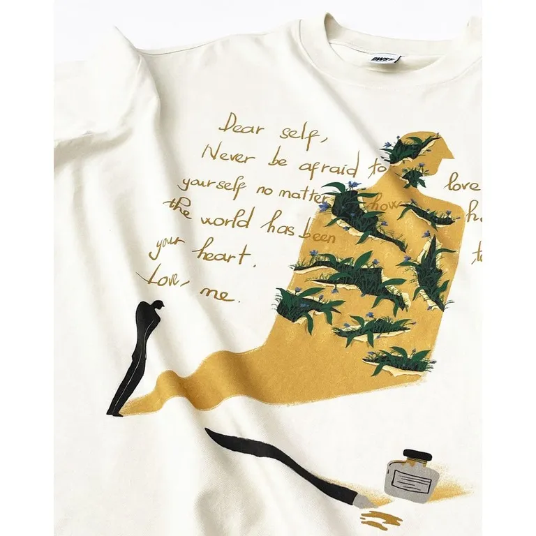 Ảnh Áo Thun Oversize 100% Cotton Oh Wonder Studio "DEP" Artwork by Chen 3