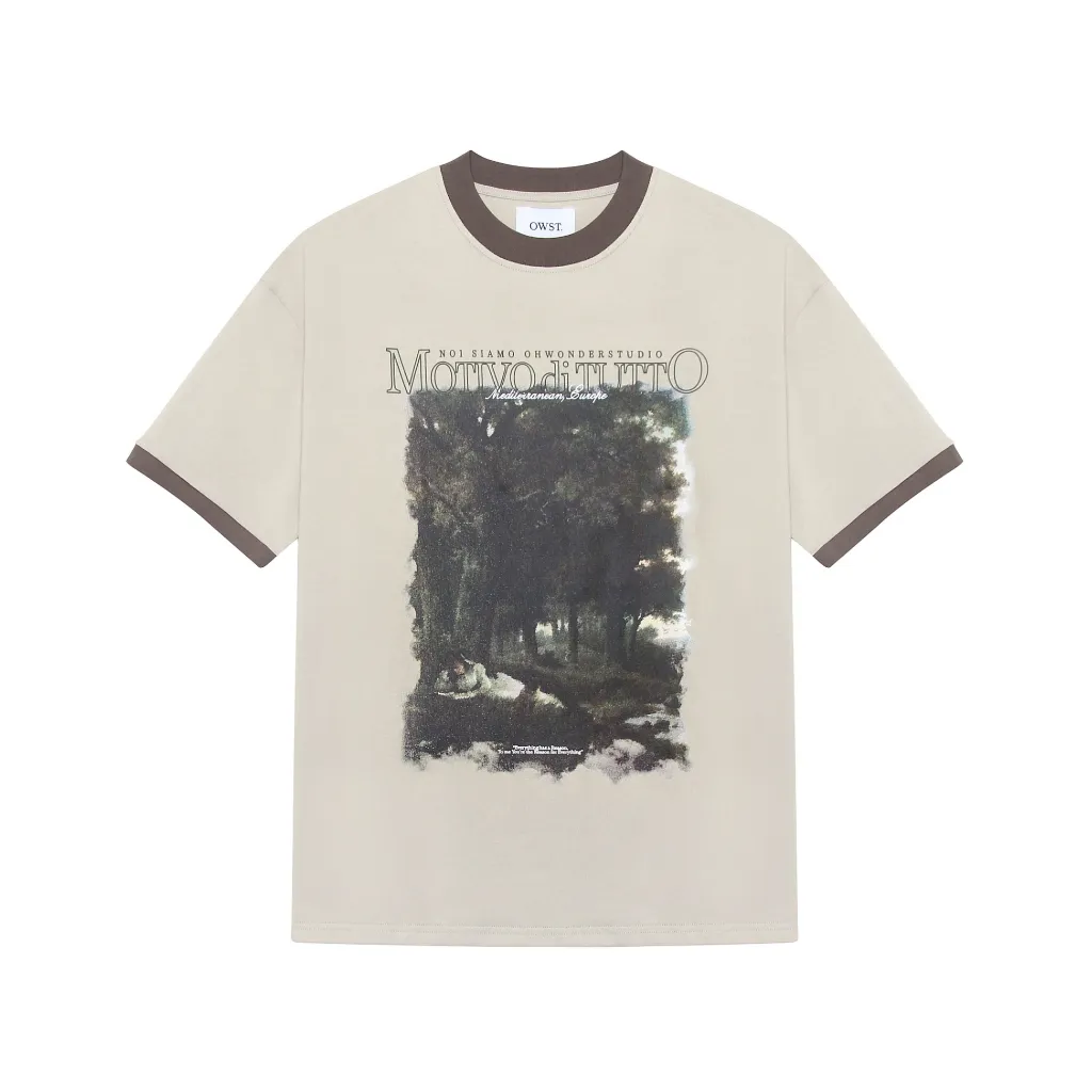 Ảnh Áo Thun Oversize Motivo di Tutto 100% Cotton Oh Wonder Studio 1
