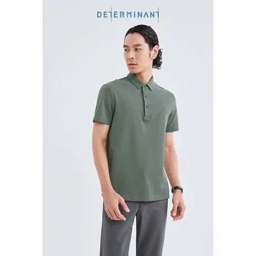 Ảnh Áo thun polo 100% cotton công nghệ Waterless Dye, chống sờn vải DETERMINANT BST Fall Winter 2024 p02-05 2