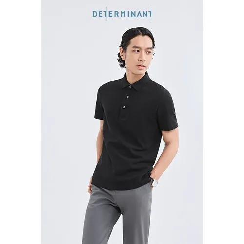 Ảnh Áo thun polo 100% cotton công nghệ Waterless Dye, chống sờn vải DETERMINANT BST Fall Winter 2024 p02-05 3