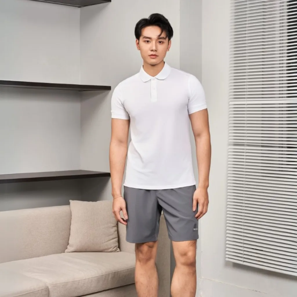 Ảnh Áo thun polo nam 360 Boutique có cổ gân trẻ trung bo tay đẹp có bigsize - POTOL516 2