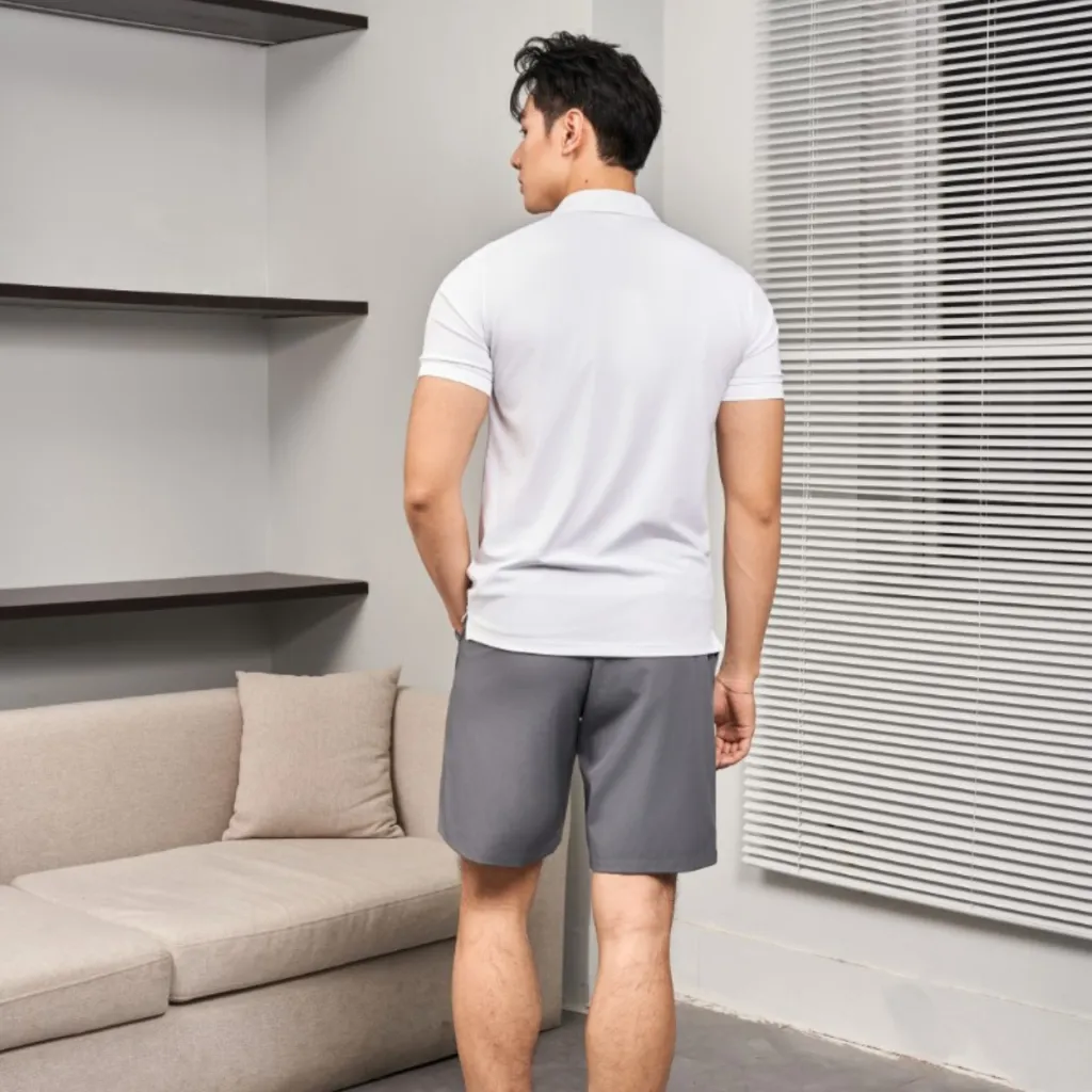 Ảnh Áo thun polo nam 360 Boutique có cổ gân trẻ trung bo tay đẹp có bigsize - POTOL516 3