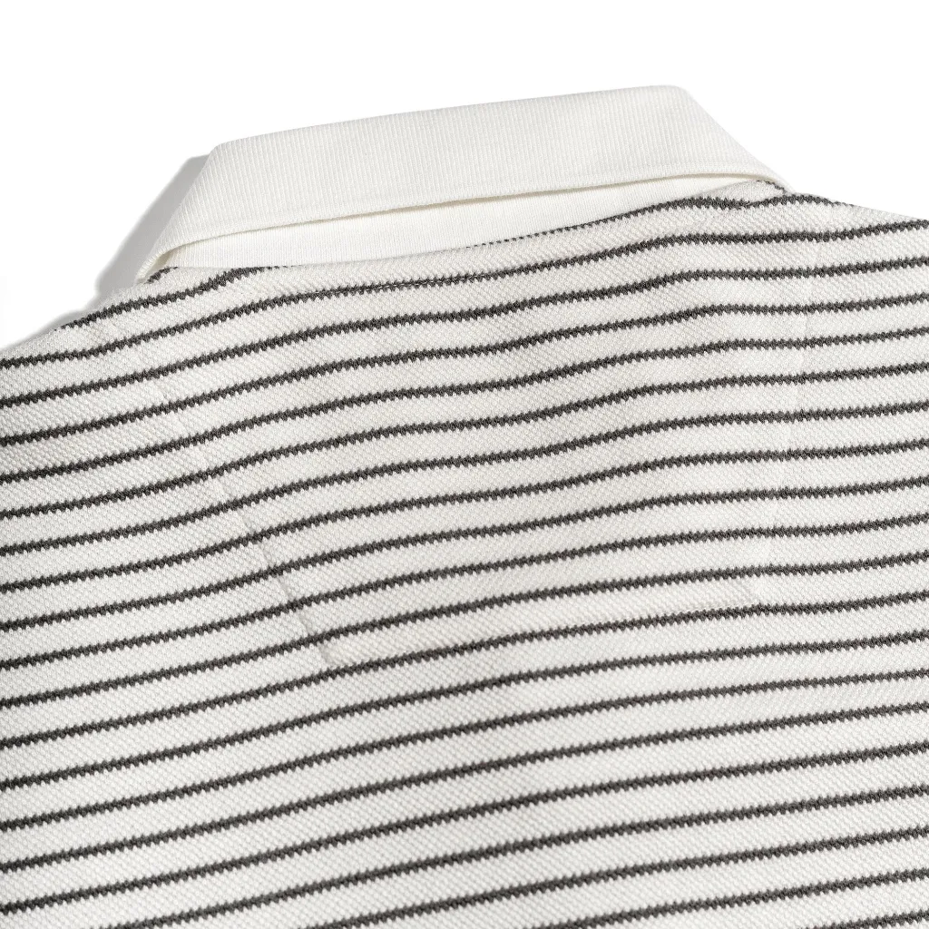 Ảnh Áo Thun Polo Nam By Cotton Cao Cấp Polo Kem Phối Sọc Nhuyễn Nâu 3