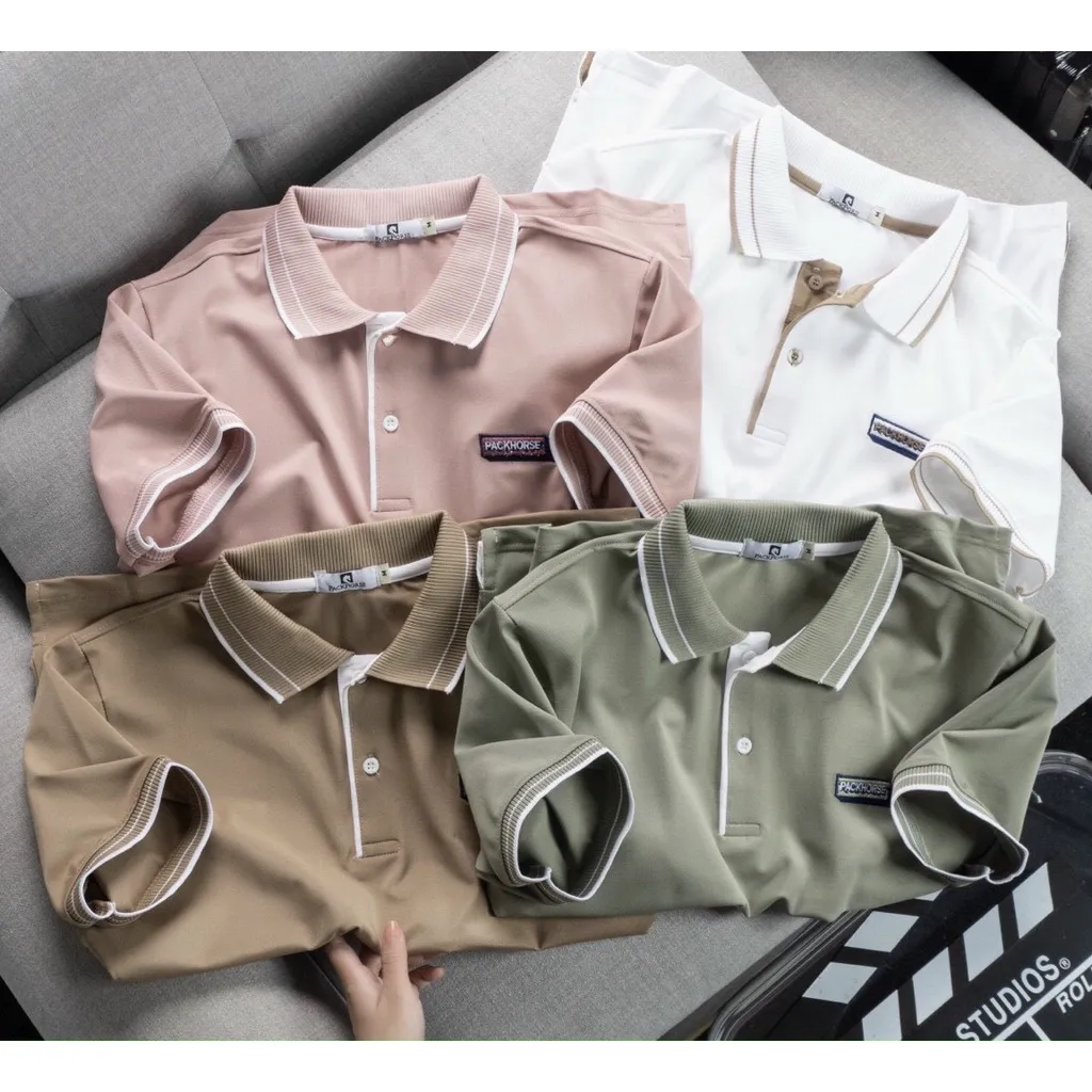 Ảnh Áo thun POLO nam cá sấu Nexx&Dee phối sọc ngang có cổ bẻ trung niên lịch lãm big size 3XL cao cấp PL08 3