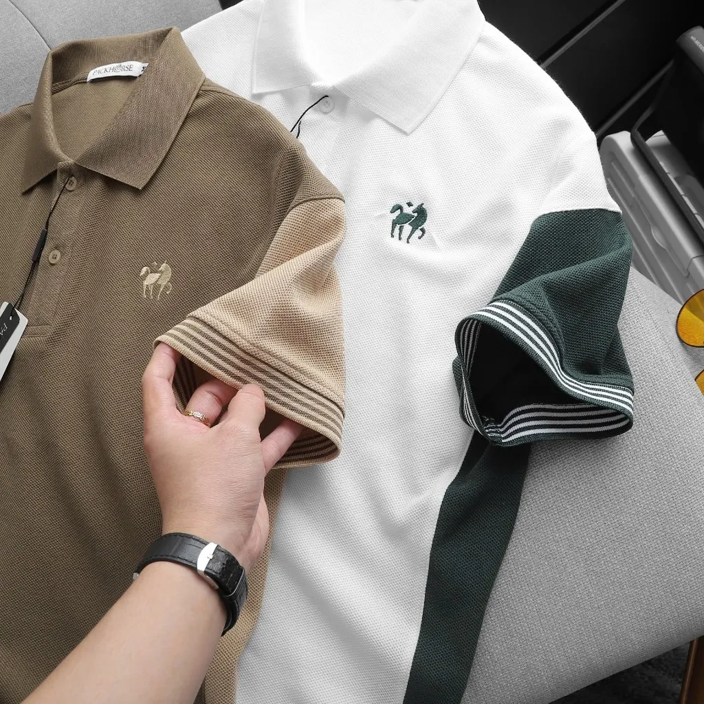 Ảnh Áo thun polo nam cá sấu có cổ bẻ sọc ngang TRẺ TRUNG big size 3xl Nexx&Dee  PL21 4
