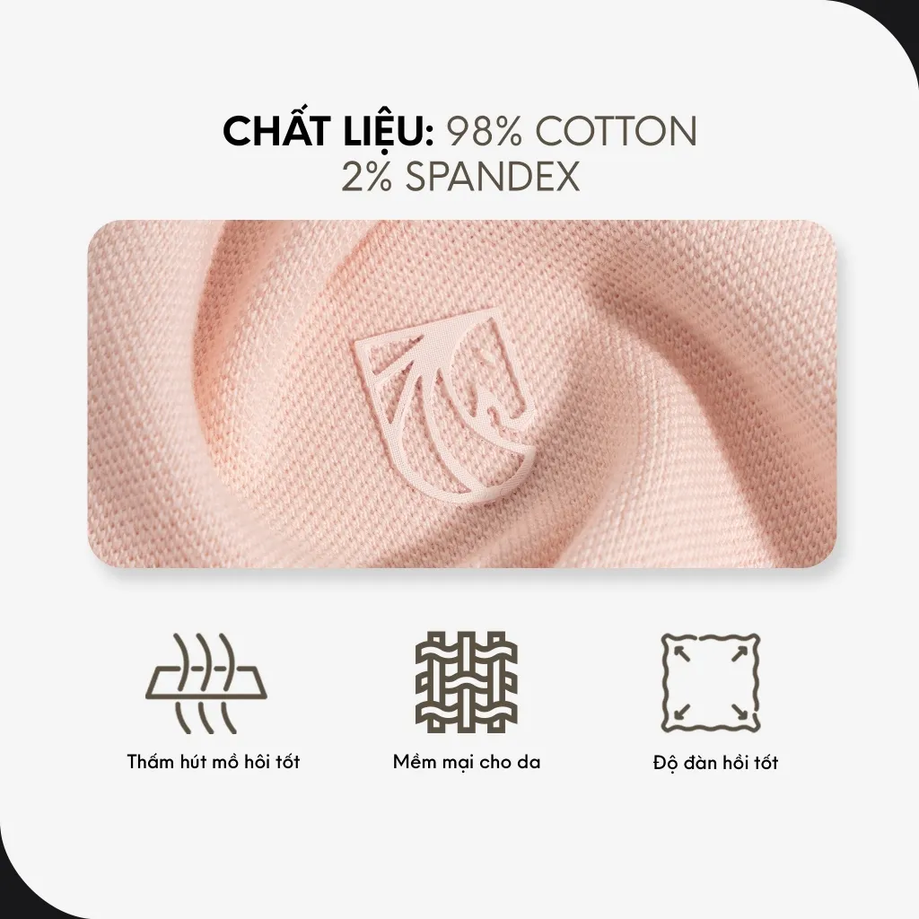 Ảnh Áo Thun Polo Nam Cao Cấp Basic Pique Ver 2 Multi Color By Cotton 3