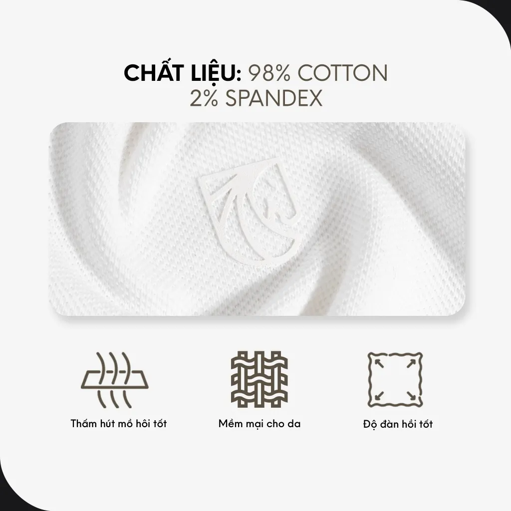 Ảnh Áo Thun Polo Nam Cao Cấp Basic Pique Ver 2 Multi Color By Cotton 4