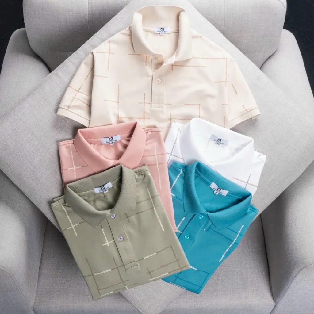Ảnh Áo thun POLO nam chấm bi cá sấu họa tiết có cổ bẻ trẻ trung niên big size 3xl Nexx&Dee PL30 2