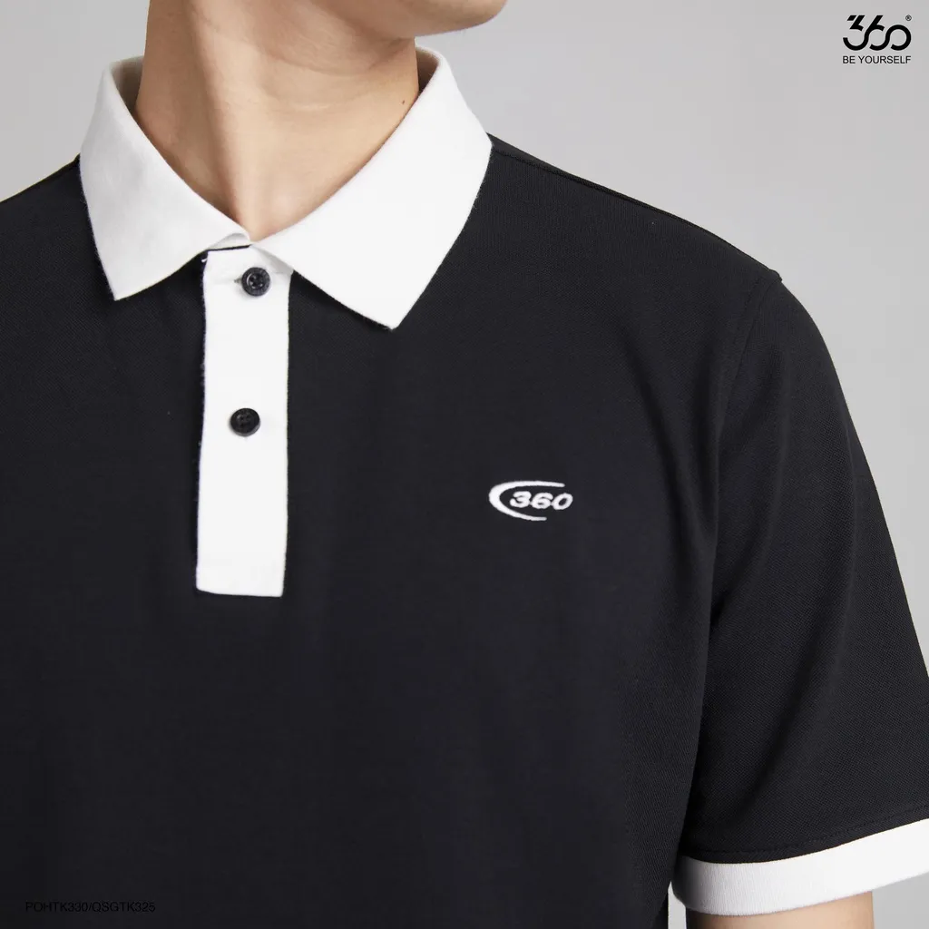 Ảnh Áo Thun Polo Nam Form Rộng Tay Ngắn Vải Sợi Ngô Chính Hãng 660 Boutique - POHTK330 2