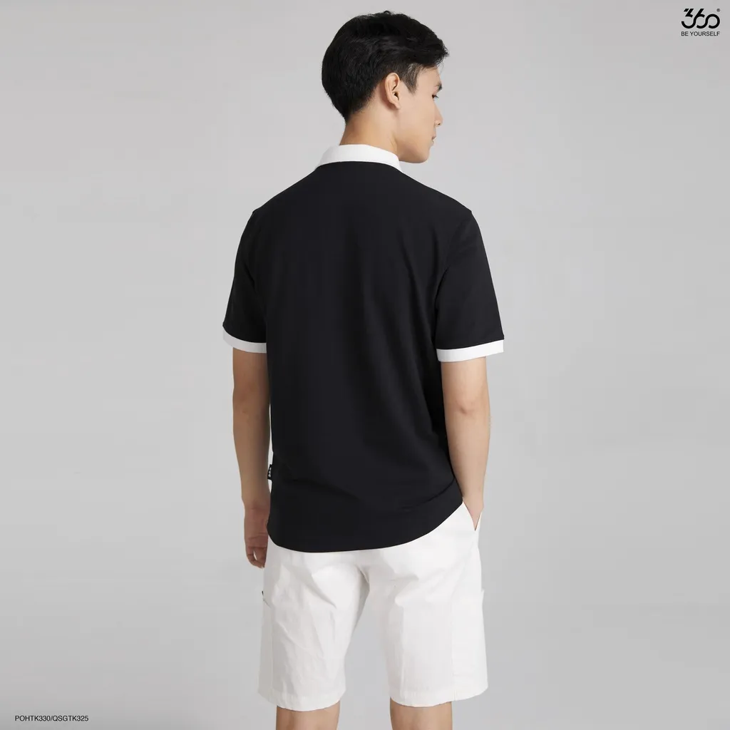 Ảnh Áo Thun Polo Nam Form Rộng Tay Ngắn Vải Sợi Ngô Chính Hãng 660 Boutique - POHTK330 4
