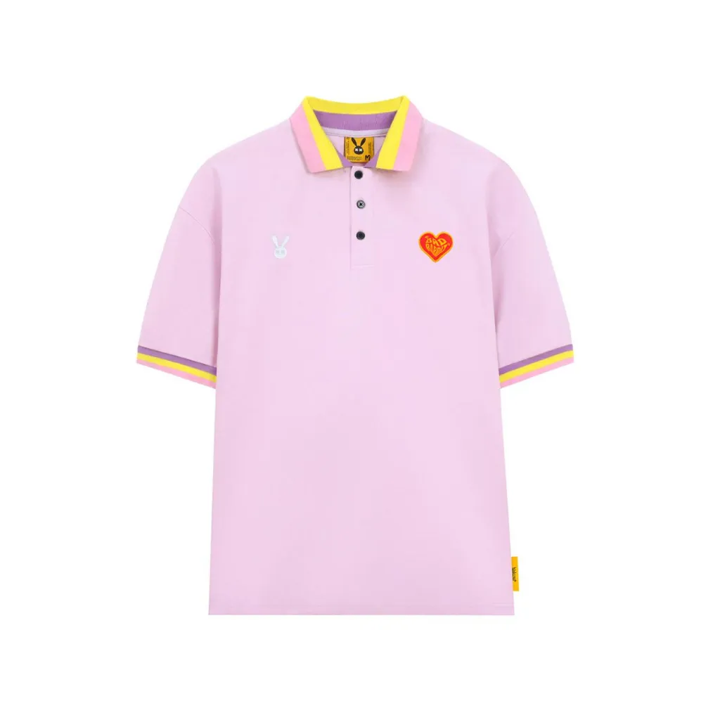Ảnh Áo Thun Polo Unisex Bad Rabbit - Stripe Rabbit Polo - Local Brand Chính Hãng 2