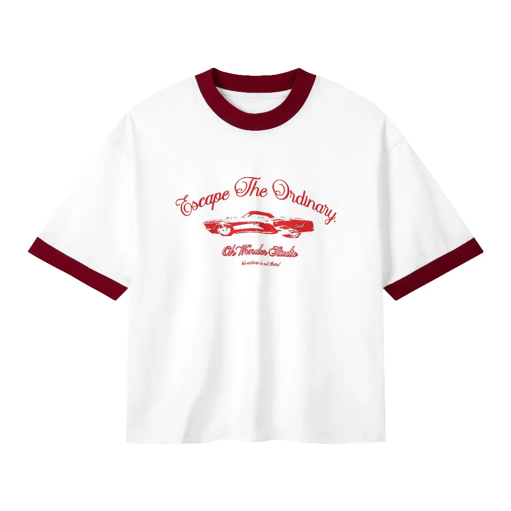 Ảnh Áo thun Ringer Tee Oh Wonder Studio - Drift Club Collection 3