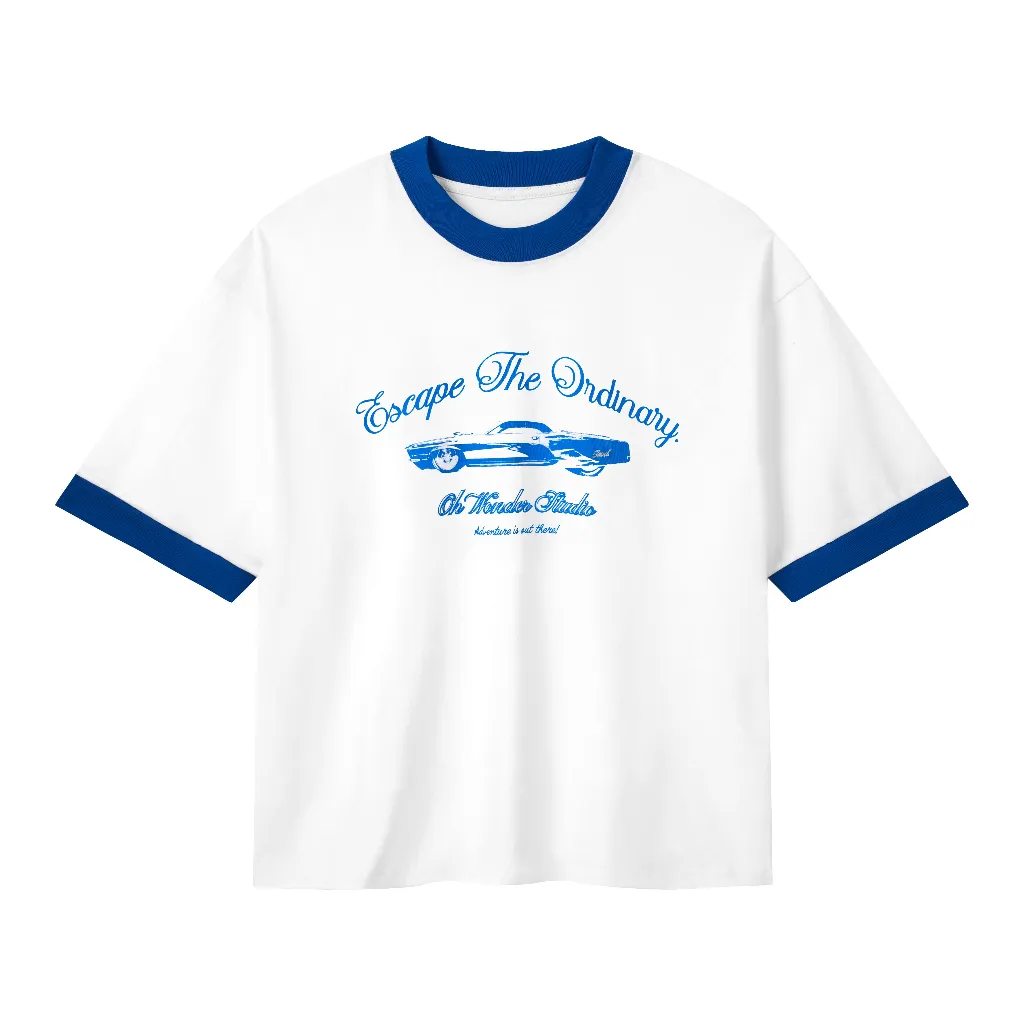 Ảnh Áo thun Ringer Tee Oh Wonder Studio - Drift Club Collection 4