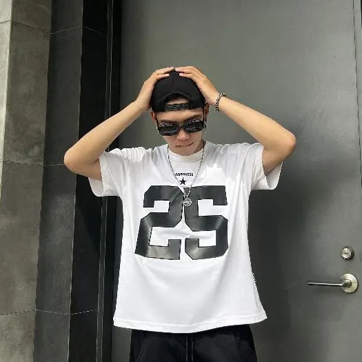 Ảnh Áo Thun SAIGONESE Form Boxy Số 25 Đắp Da Unisex Nam Nữ 3 Màu 3
