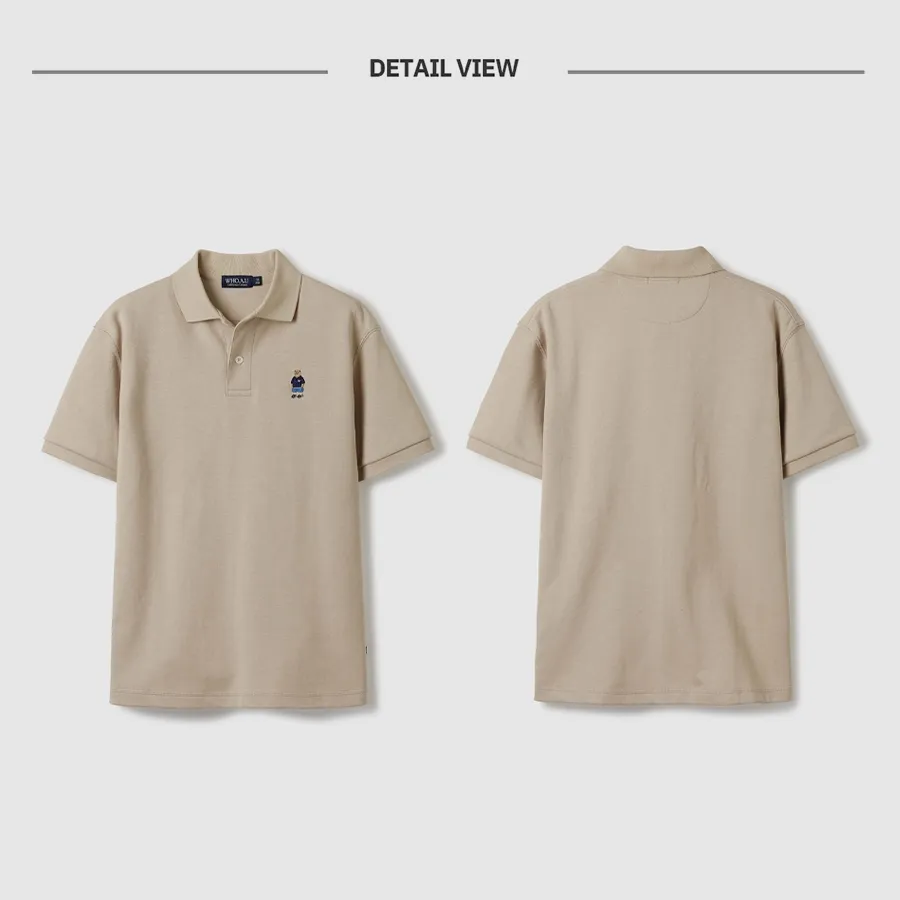 Ảnh Áo Thun Steve Collar T-Shirt Unisex Style I WHHAE2411U / WHHAE3791U 4