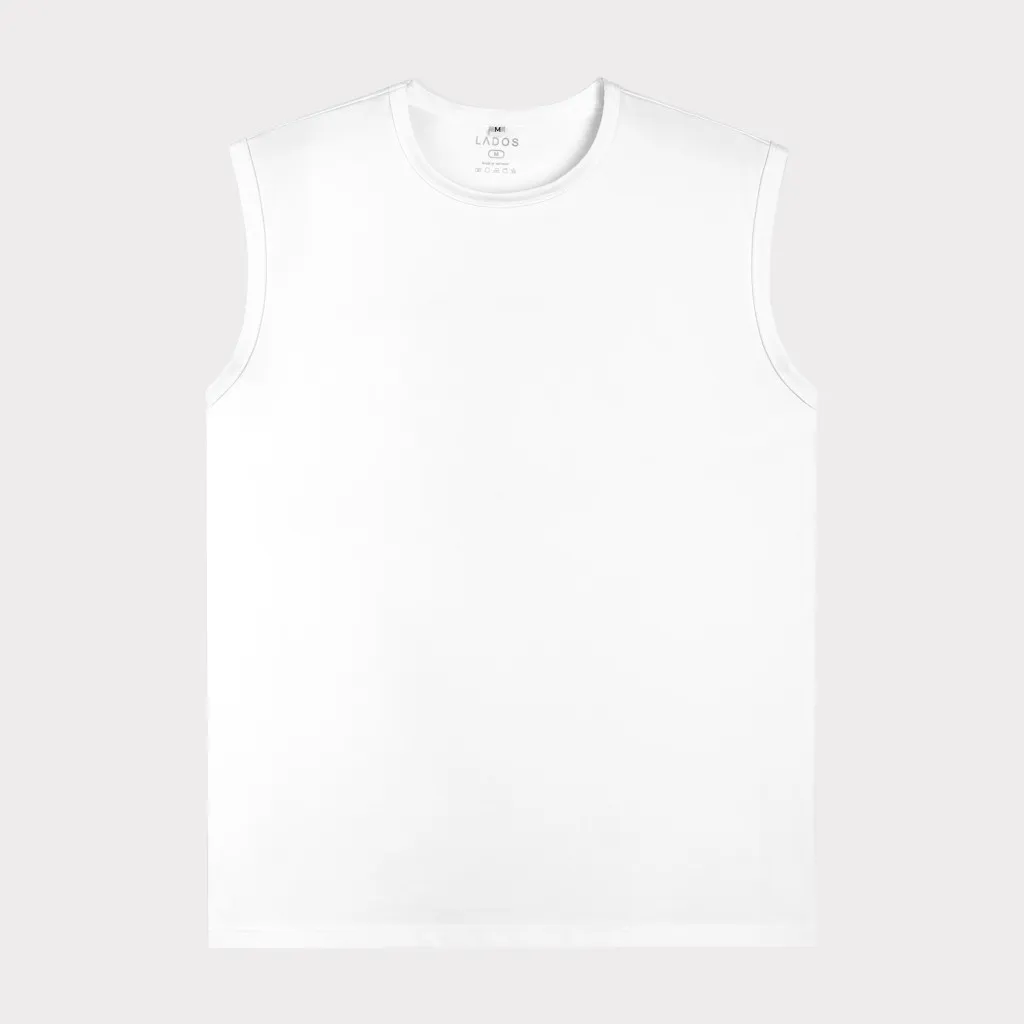 Ảnh Áo thun tank top nam trơn LADOS-9085 vải cotton siêu mát mẻ,tập gym, chạy bộ, đi chơi 4