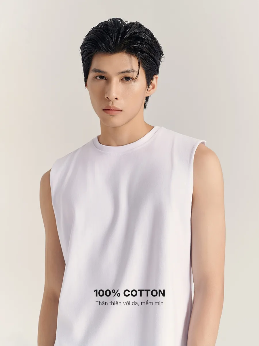 Ảnh Áo thun tanktop nam, ba lỗ JBAGY chất vải cotton JT0303 1
