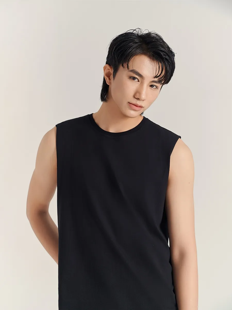 Ảnh Áo thun tanktop nam, ba lỗ JBAGY chất vải cotton JT0303 4