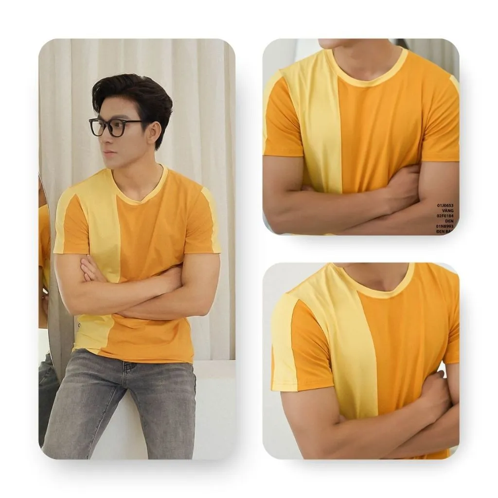 Ảnh Áo Thun Tay Ngắn AKUBA, Chất Vải Cotton Mềm Mịn, Thấm Hút Mồ Hôi Tốt, Trẻ Trung, Năng Động | 01J0653 2