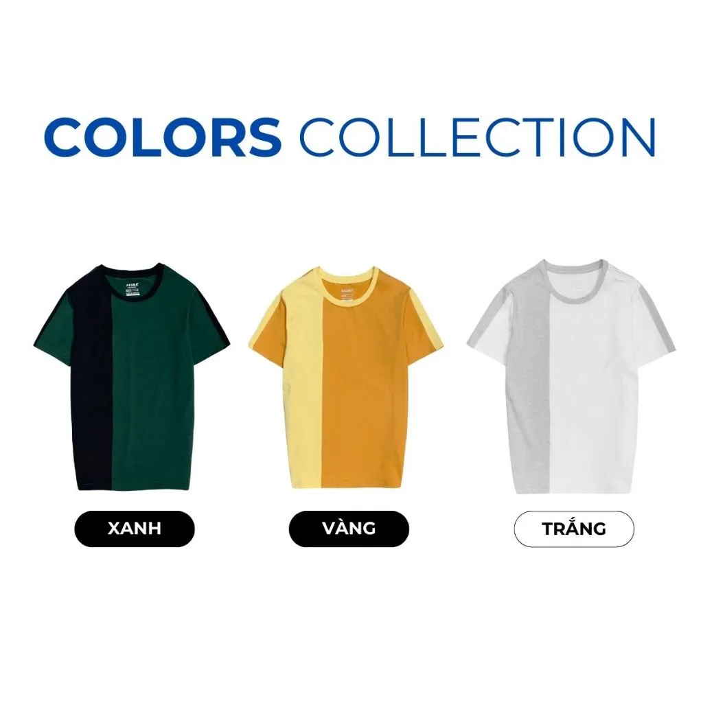 Ảnh Áo Thun Tay Ngắn AKUBA, Chất Vải Cotton Mềm Mịn, Thấm Hút Mồ Hôi Tốt, Trẻ Trung, Năng Động | 01J0653 4