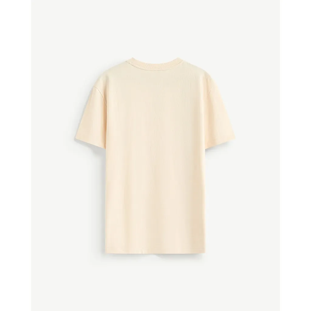 Ảnh Áo Thun Tay Ngắn Vải Cotton In Chữ Form Fitted - Routine 10S25TSS014 4