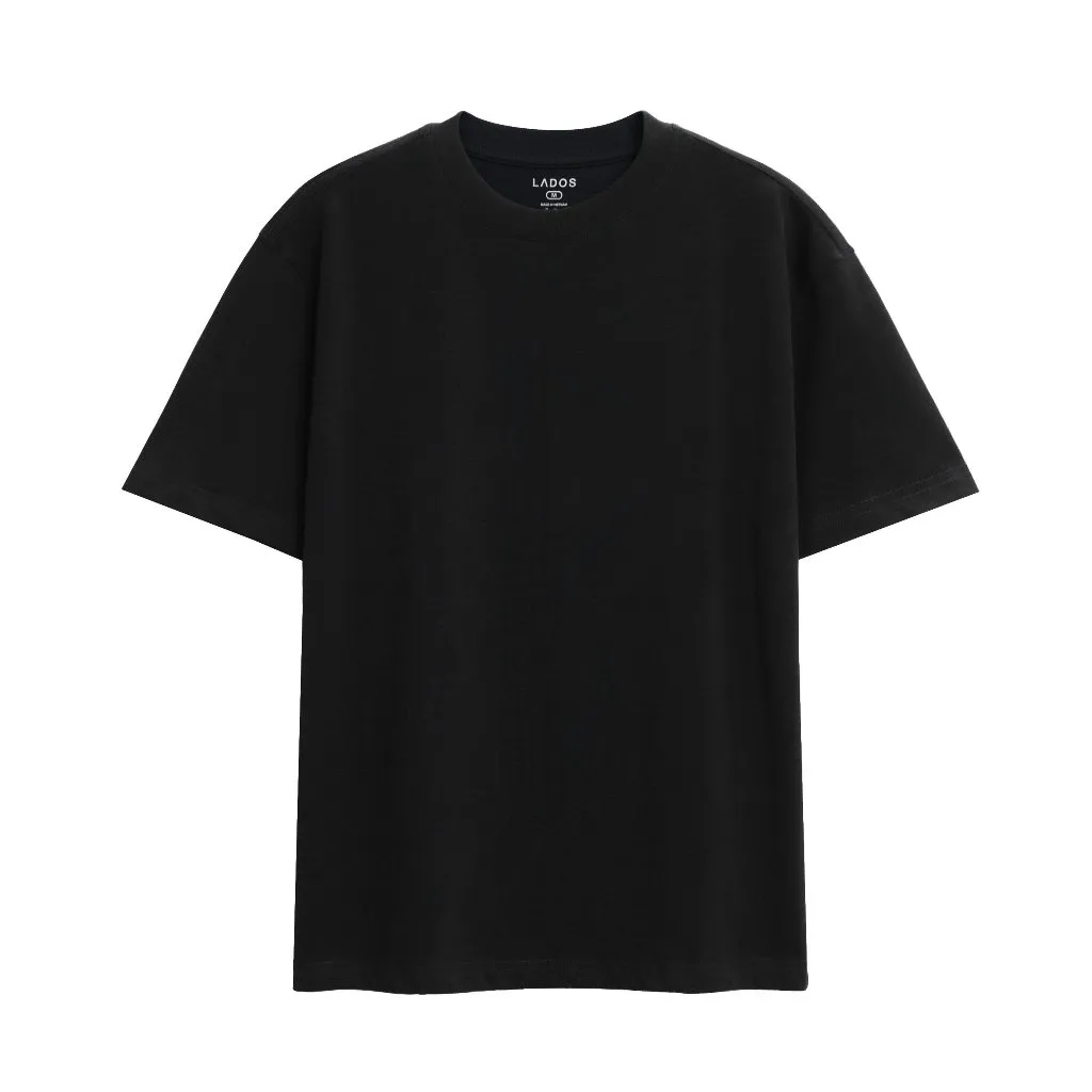 Ảnh Áo Thun Tee cổ tròn 100% cotton 250gsm Unisex Lados-19144 chất dày dặn, thấm hút, phong cách trẻ trung 2