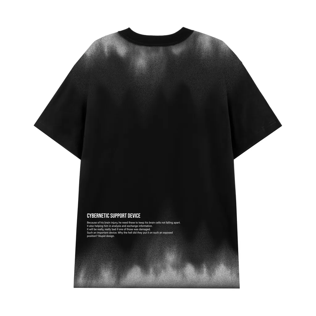 Ảnh Áo Thun Teelab Grey Trame Unisex Form Oversize Local Brand Tshirt TS049 2