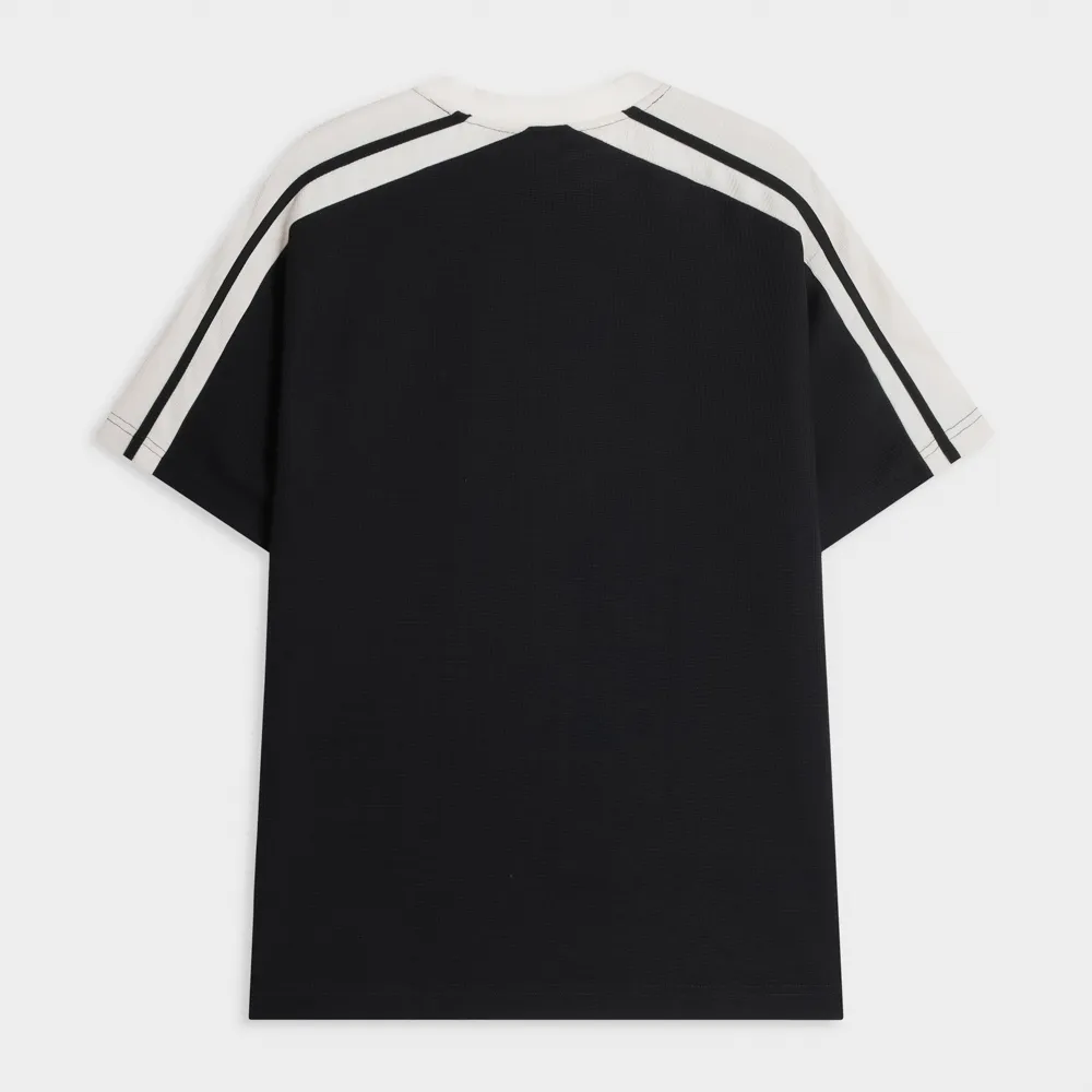 Ảnh Áo Thun Teelab Sporty Side-Line Tshirt Vải Waffle Unisex Form Oversize Local Brand TS257 3