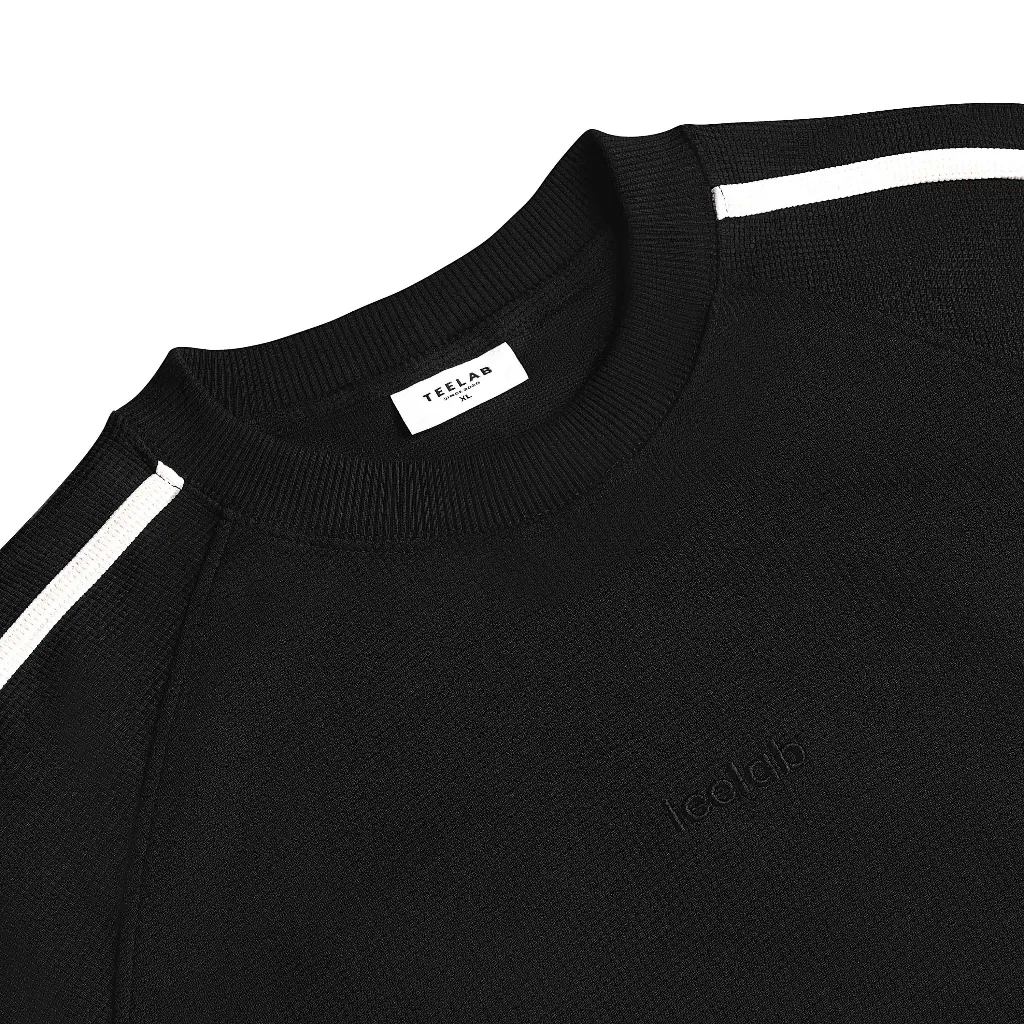 Ảnh Áo Thun Teelab Stripe Lines Shoulder Tshirt Unisex Form Oversize Local Brand TS166 4