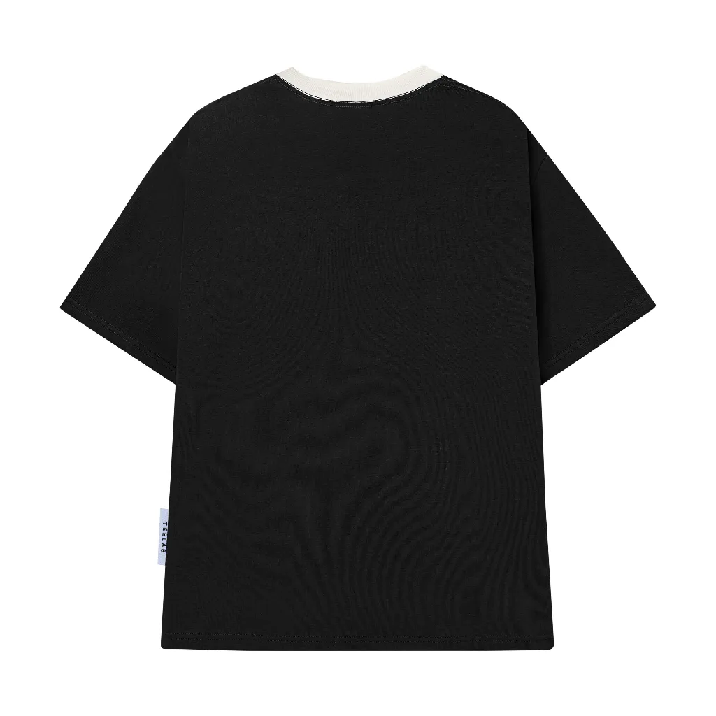 Ảnh Áo Thun Teelab Wavy Line T-Shirt Unisex Form Oversize Local Brand TS198 3