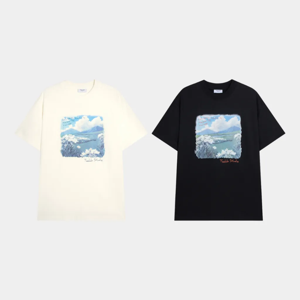 Ảnh Áo Thun Teelab Youthful Journey Tshirt Unisex Form Oversize Local Brand TS245 1
