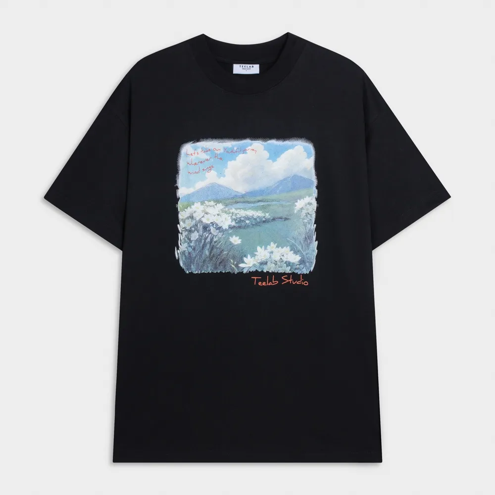 Ảnh Áo Thun Teelab Youthful Journey Tshirt Unisex Form Oversize Local Brand TS245 2