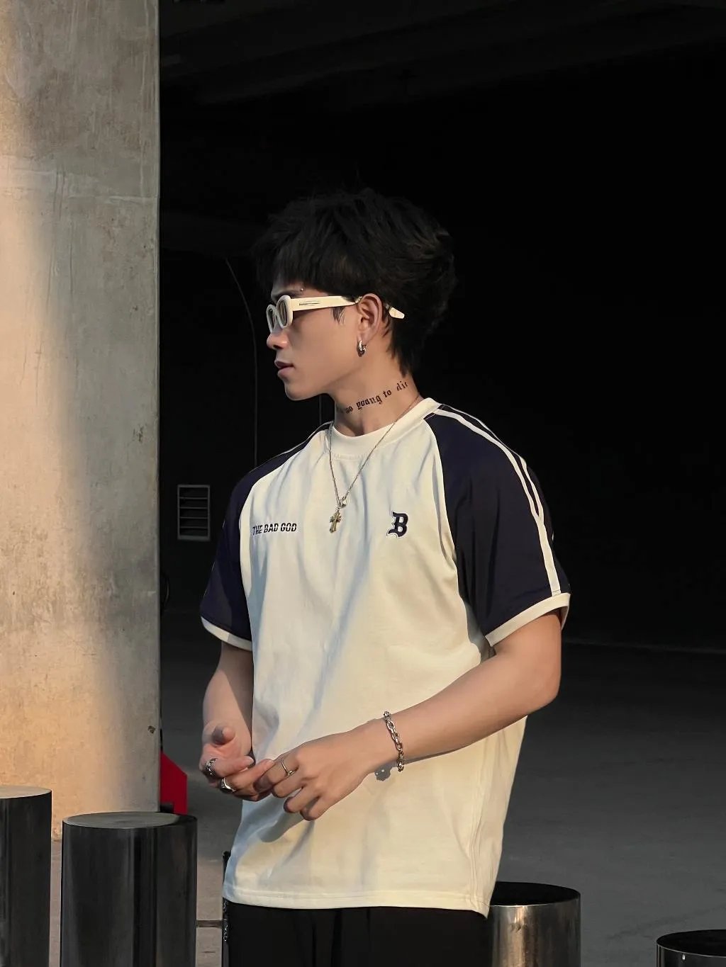 Ảnh Áo Thun The Bad God Rules Áo Phông Form Oversize Nam Nữ 2
