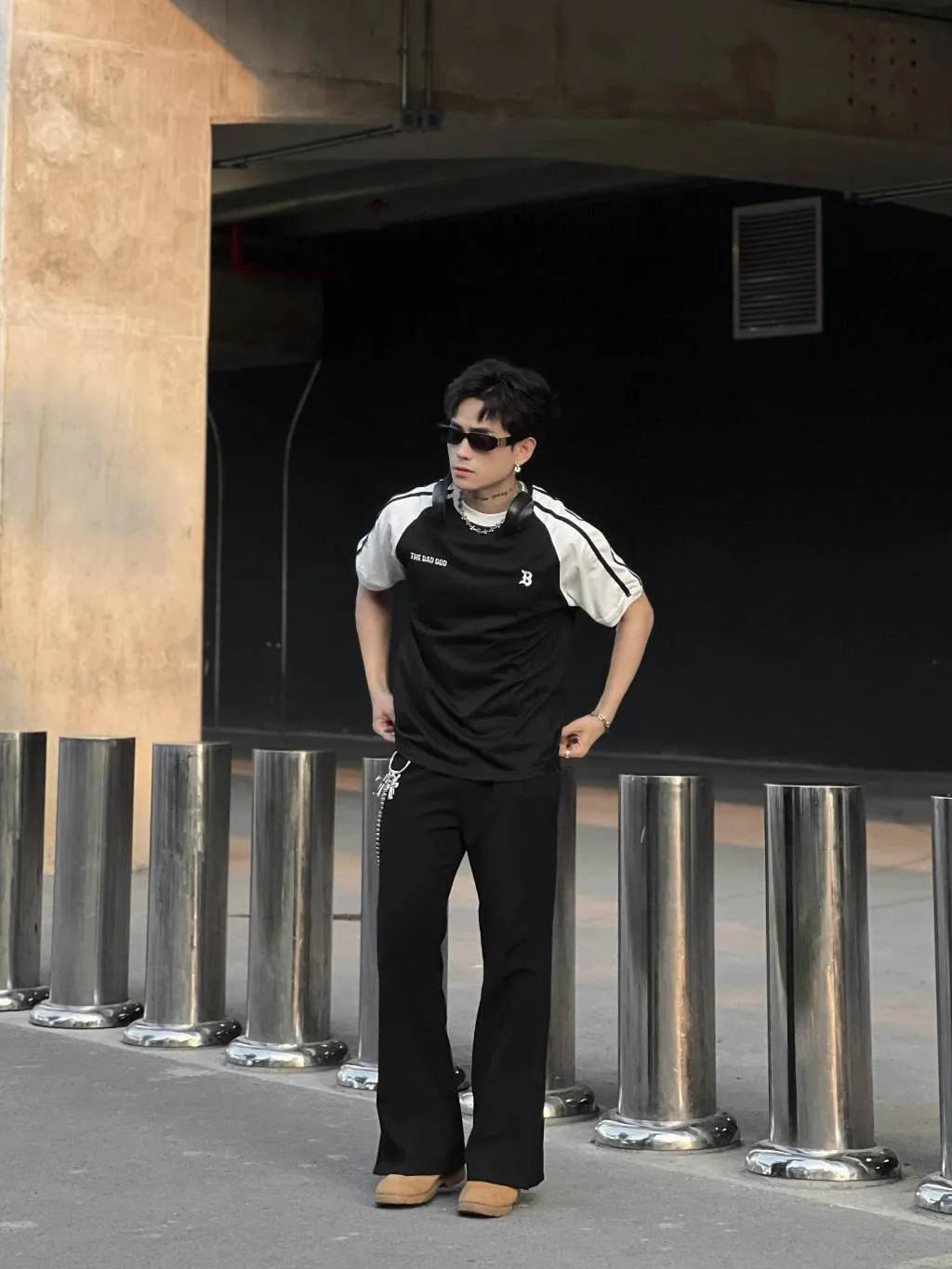 Ảnh Áo Thun The Bad God Rules Áo Phông Form Oversize Nam Nữ 3