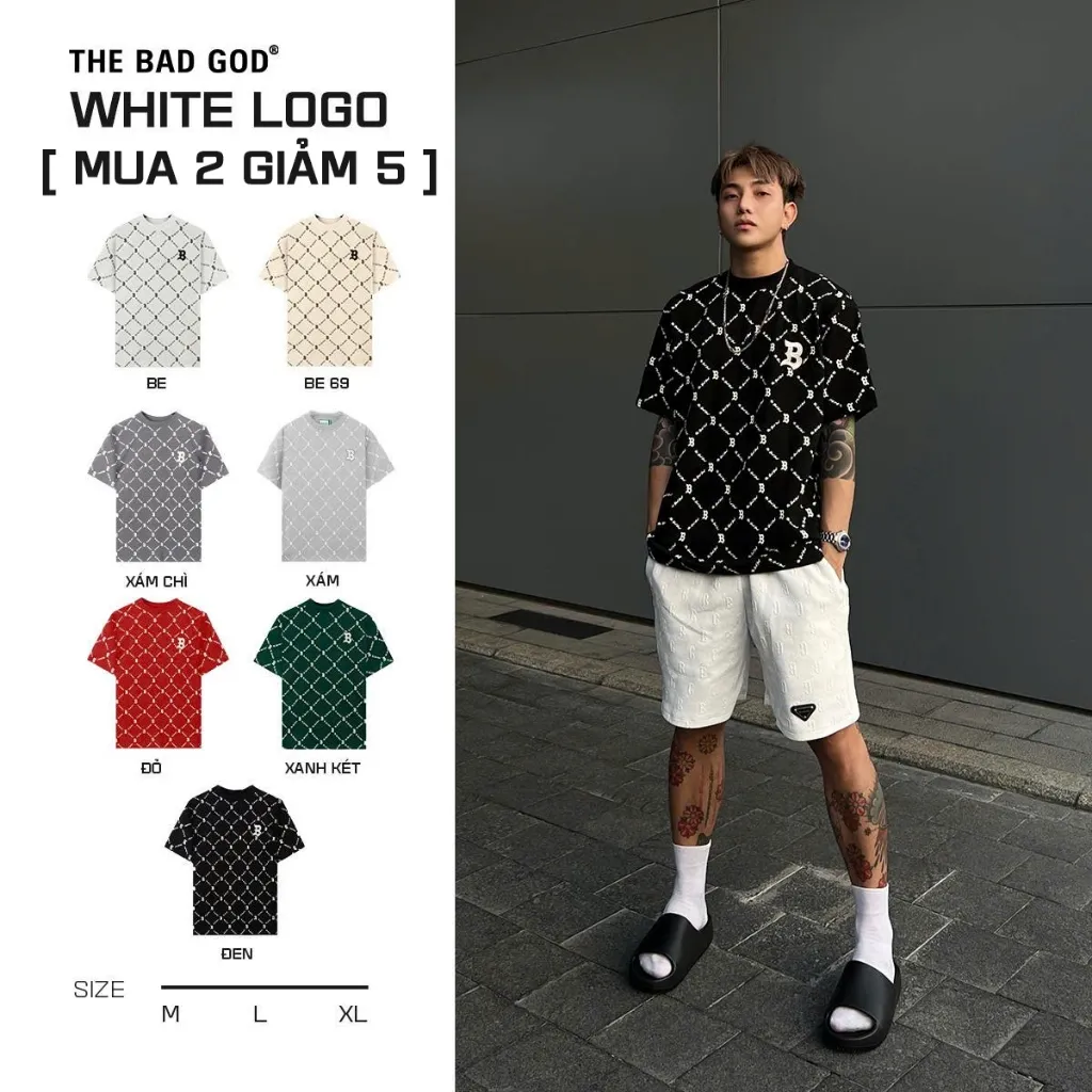 Ảnh Áo thun The Bad God White Logo 1