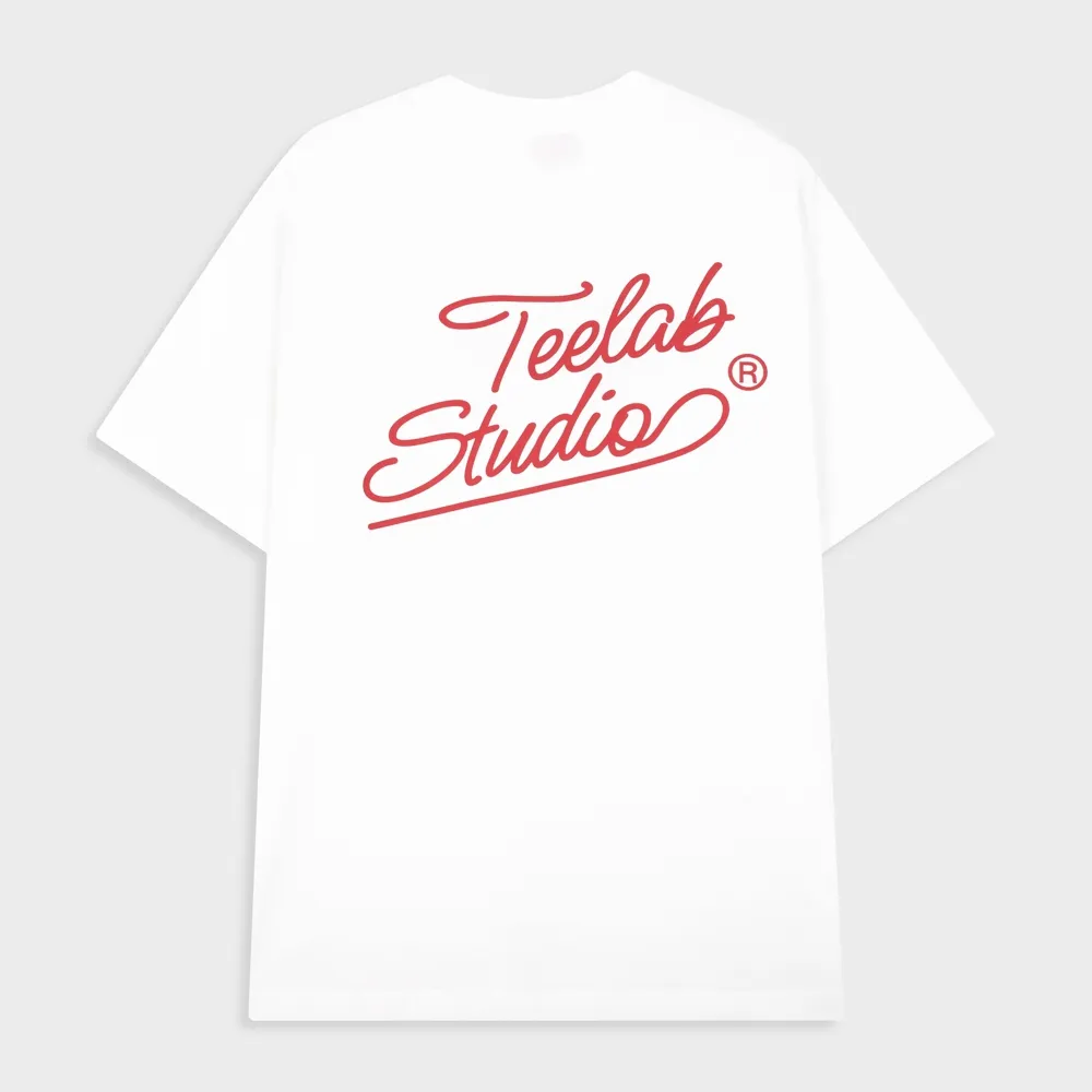Ảnh Áo Thun Thêu Teelab Basic Logo Form Rộng 8 Màu Hot Trend Unisex Local Brand TS324 3