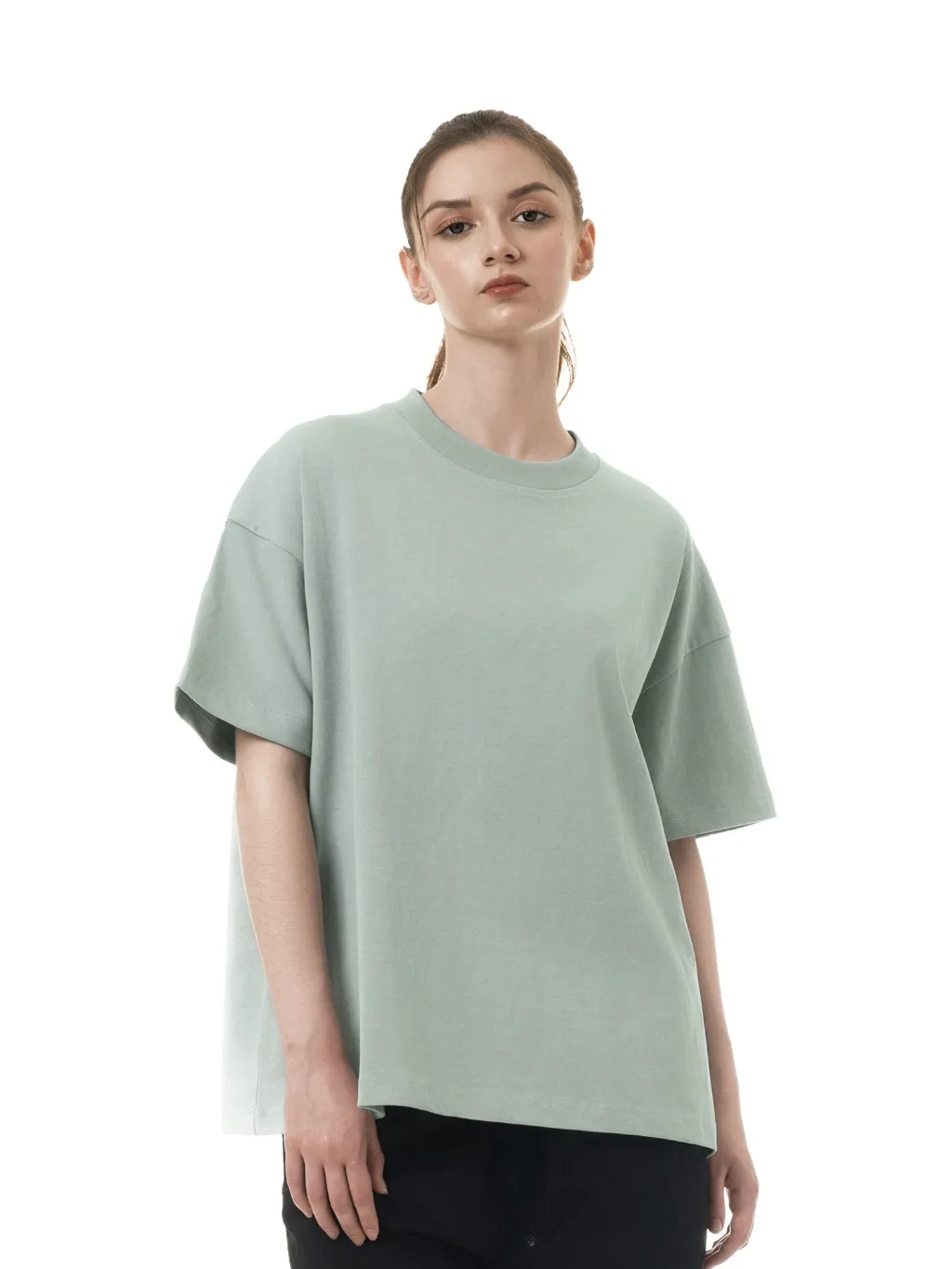 Ảnh Áo thun trơn form boxy SLY Casual Tee 6 màu 4