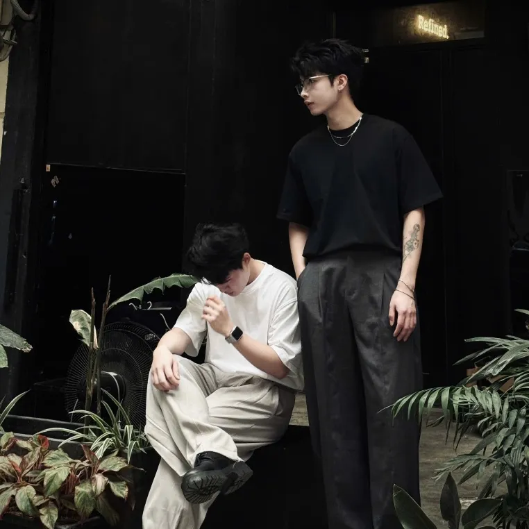 Ảnh Áo Thun Trơn NEWSEVEN Premium Form Oversize Unisex Nam Nữ  AT.500 2
