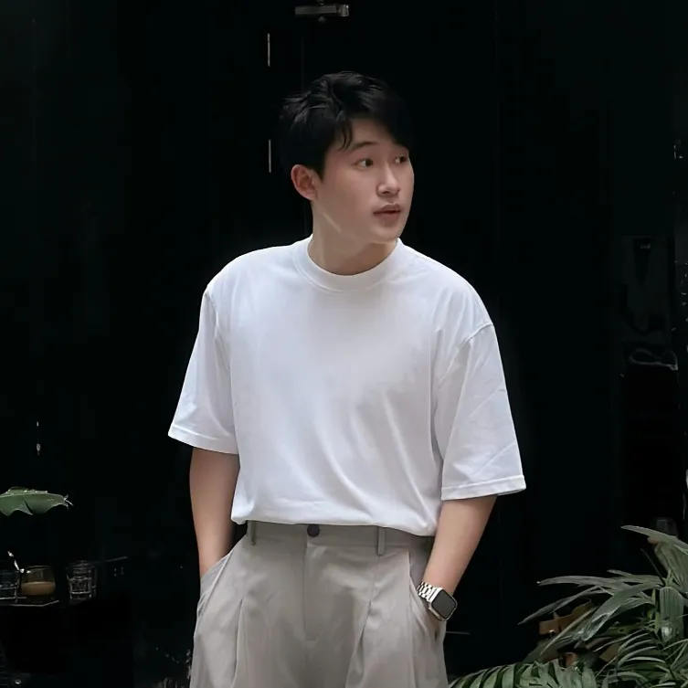 Ảnh Áo Thun Trơn NEWSEVEN Premium Form Oversize Unisex Nam Nữ  AT.500 3