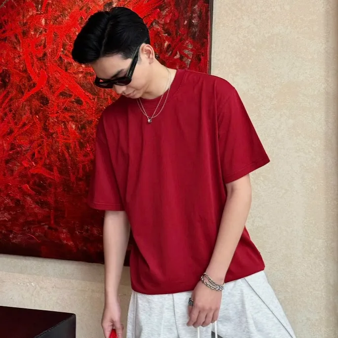 Ảnh Áo Thun Trơn NEWSEVEN Premium Form Oversize Unisex Nam Nữ  AT.500 4